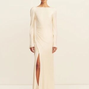 Shona Joy La Lune Flared Sleeve Midi Dress